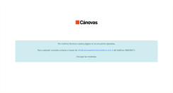 Desktop Screenshot of canovaselectrodomesticos.com