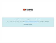 Tablet Screenshot of canovaselectrodomesticos.com